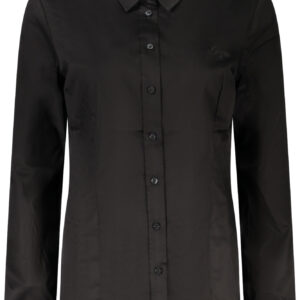 GUESS JEANS LANGARMSHIRT DAMEN SCHWARZ
