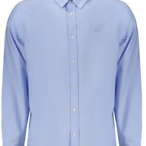 GUESS JEANS Herren Langarmhemd, Blau