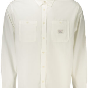 GUESS JEANS HERREN LANGARMHEMD WEISS