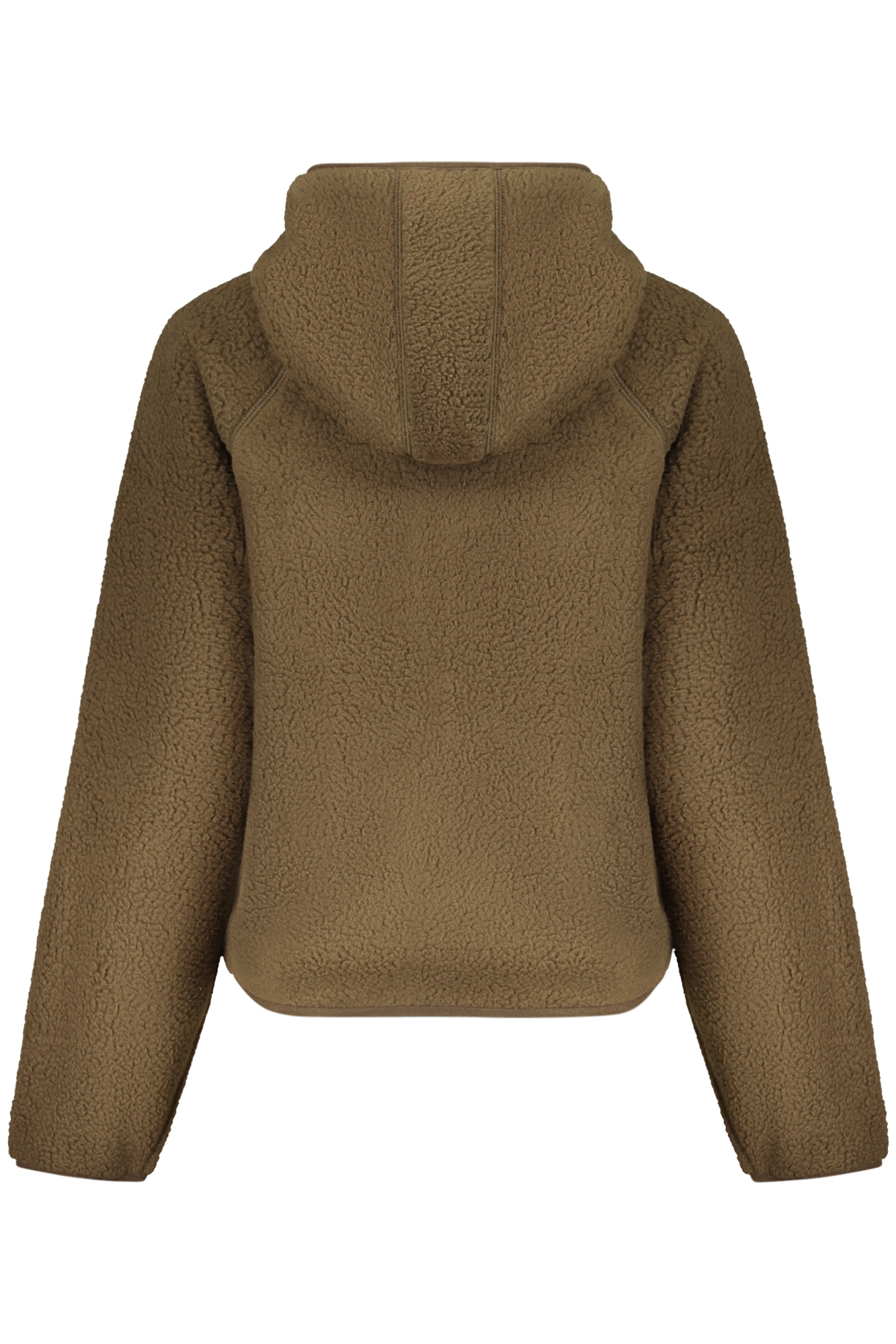 GUESS JEANS DAMEN BRAUNES SWEATSHIRT MIT REISSVERSCHLUSS – Bild 2