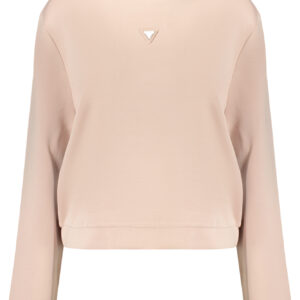 GUESS JEANS DAMEN ROSA REISSVERSCHLUSS-SWEATSHIRT