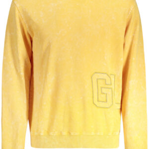 GUESS JEANS SWEATSHIRT OHNE REISSVERSCHLUSS HERREN GELB