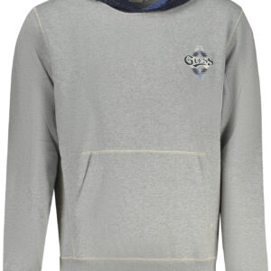 GUESS JEANS SWEATSHIRT OHNE REISSVERSCHLUSS HERREN GRAU
