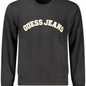 GUESS JEANS SWEATSHIRT OHNE REISSVERSCHLUSS HERREN SCHWARZ