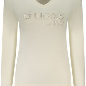 GUESS JEANS WEIßER PULLOVER FÜR DAMEN