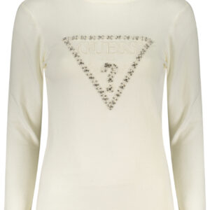 GUESS JEANS WEIßER PULLOVER FÜR DAMEN