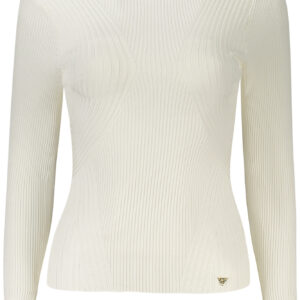 GUESS JEANS WEIßER PULLOVER FÜR DAMEN
