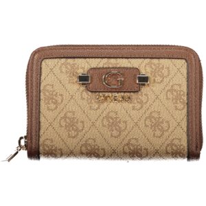 GUESS JEANS DAMEN-GELDBÖRSE IN BEIGE
