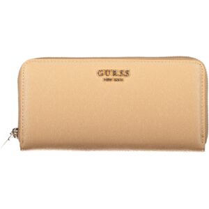 GUESS JEANS DAMEN-GELDBÖRSE IN BEIGE
