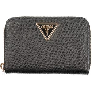 GUESS JEANS DAMEN SCHWARZE BRIEFTASCHE