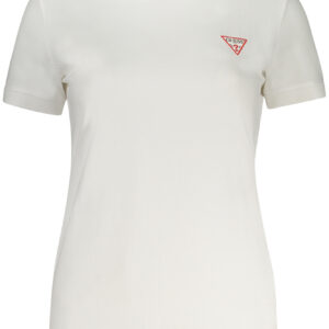 GUESS JEANS DAMEN KURZARM T-SHIRT WEISS