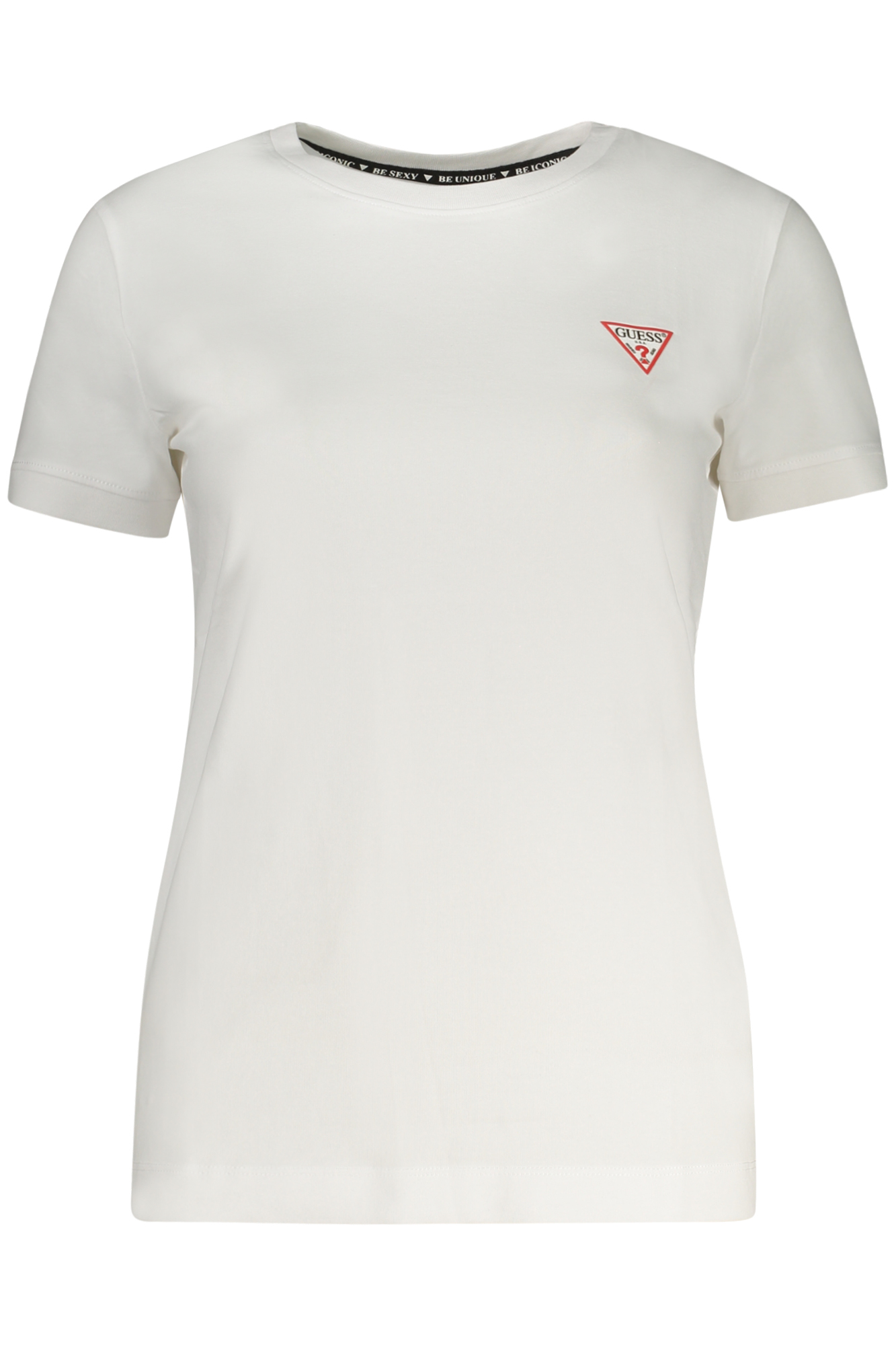 GUESS JEANS DAMEN KURZARM T-SHIRT WEISS