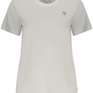 GUESS JEANS DAMEN KURZARM-T-SHIRT WEISS