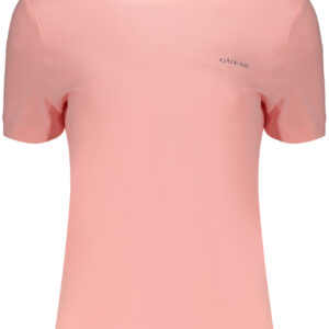 GUESS JEANS DAMEN KURZARM-T-SHIRT PINK