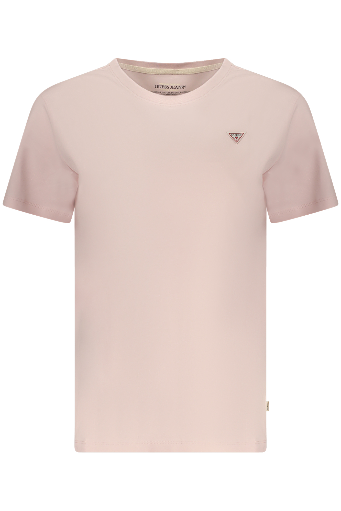 GUESS JEANS DAMEN KURZARM-T-SHIRT PINK