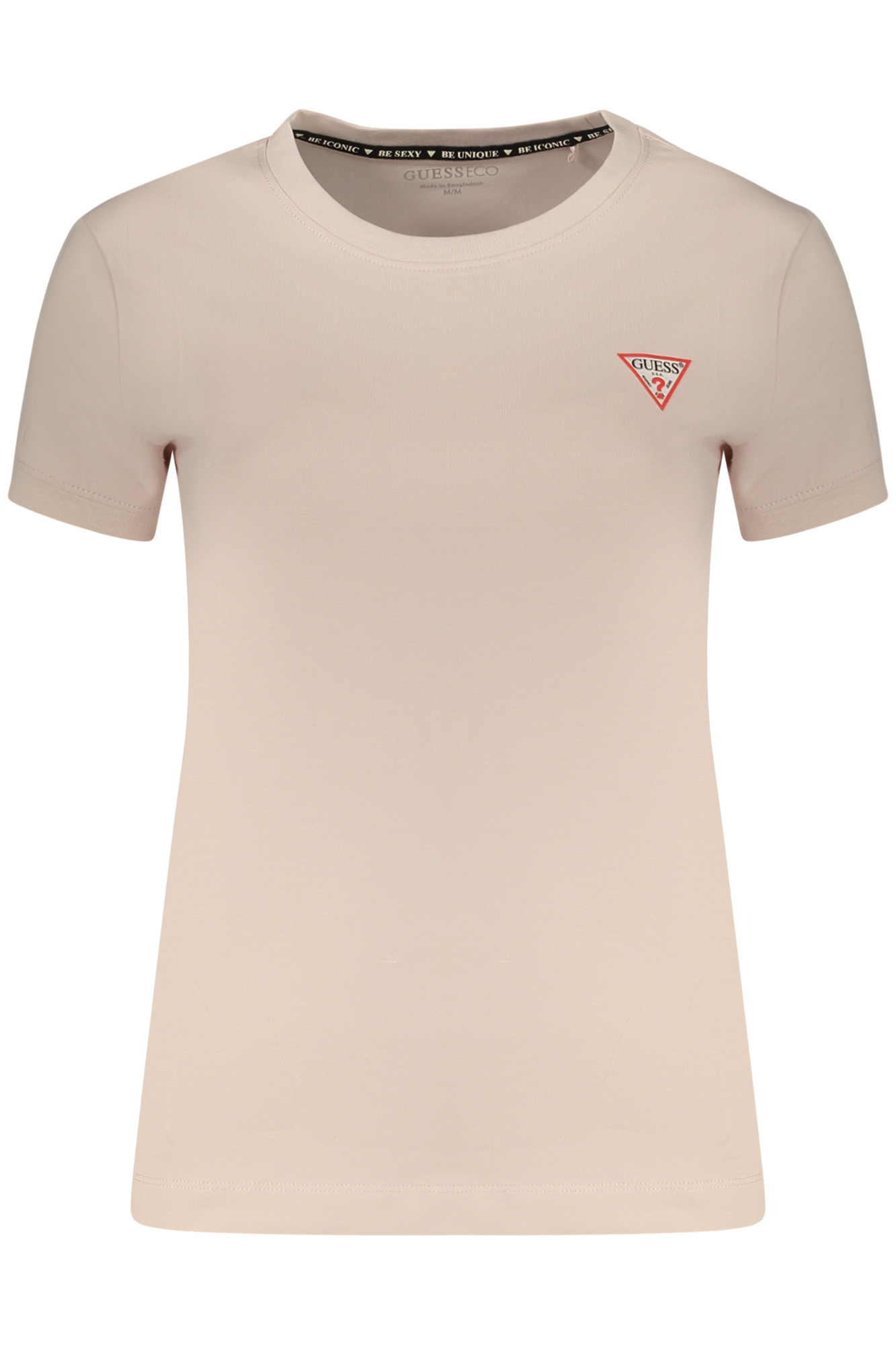 GUESS JEANS DAMEN KURZARM-T-SHIRT PINK
