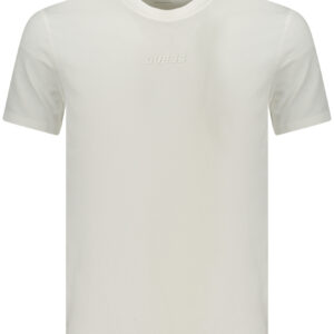 GUESS JEANS HERREN KURZARM-T-SHIRT WEISS
