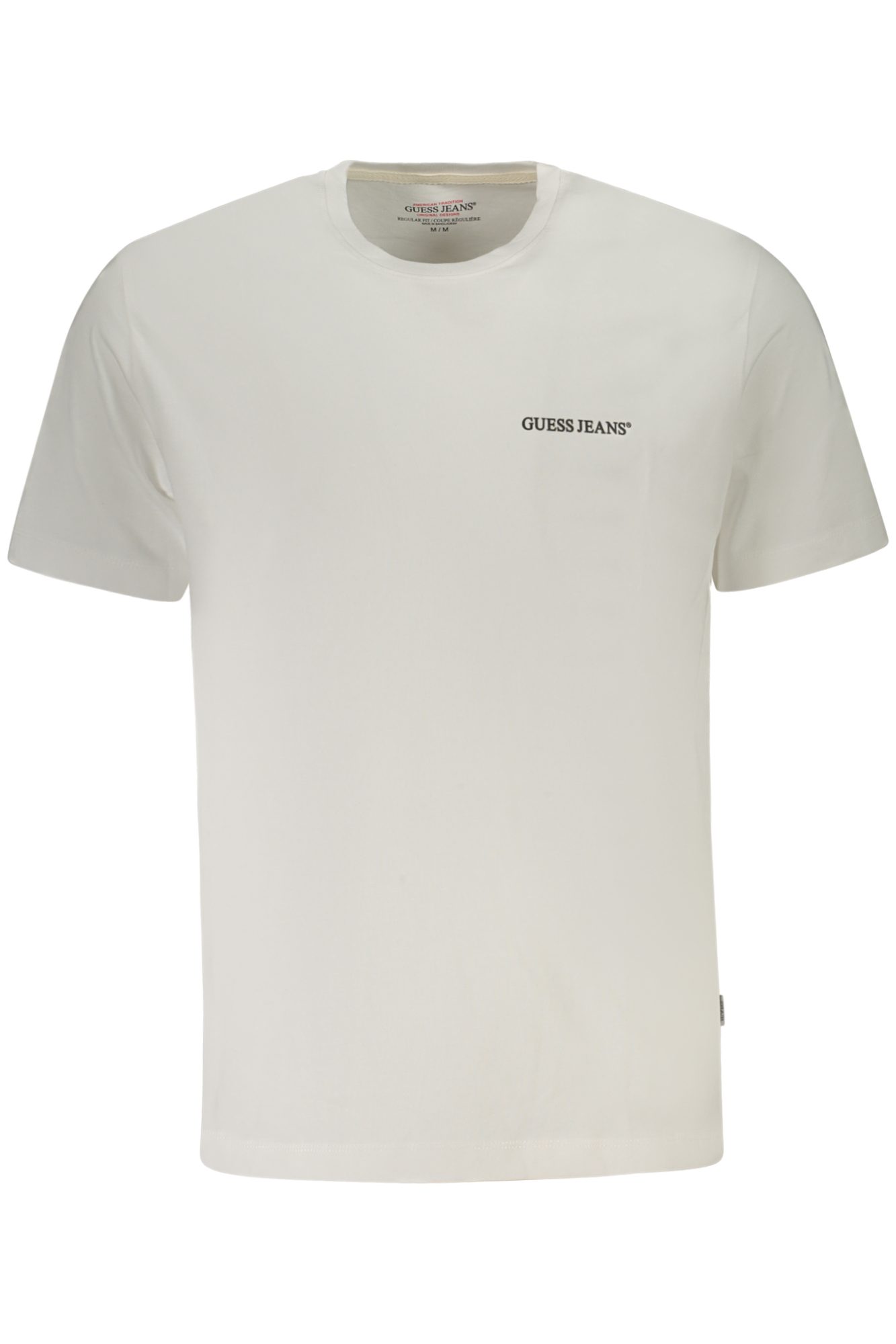 GUESS JEANS HERREN KURZARM T-SHIRT WEISS