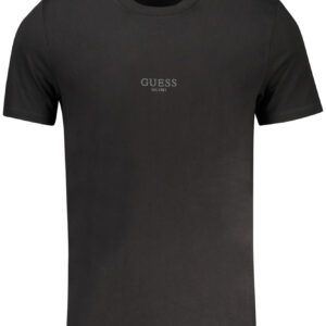 GUESS JEANS HERREN-KURZARM-T-SHIRT SCHWARZ