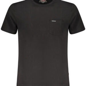 GUESS JEANS Herren Kurzarm-T-Shirt Schwarz