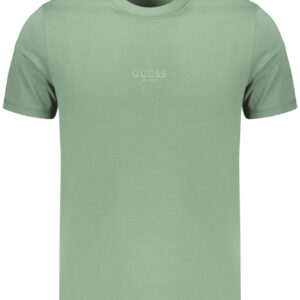 GUESS JEANS HERREN KURZARM-T-SHIRT GRÜN