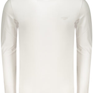 GUESS JEANS HERREN LANGARM-T-SHIRT WEISS