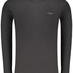 GUESS JEANS Herren Langarmshirt Schwarz