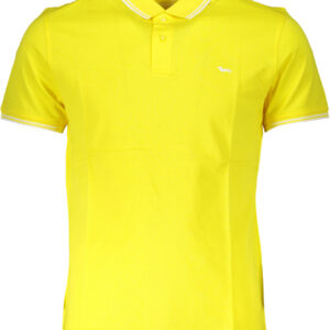 HARMONT & BLAINE GELBES KURZÄRMELIGES POLOSHIRT FÜR HERREN