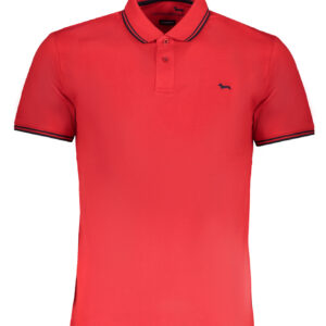 HARMONT & BLAINE ROTES KURZÄRMELIGES POLOSHIRT FÜR HERREN