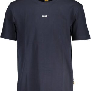 HUGO BOSS HERREN-KURZARM-T-SHIRT BLAU