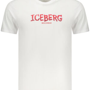 ICEBERG Herren-Kurzarm-T-Shirt, weiß