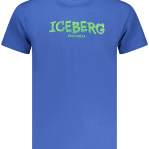 ICEBERG Herren-Kurzarmshirt, Blau