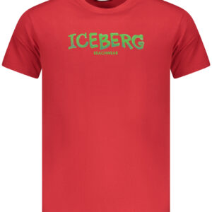 ICEBERG Herren-Kurzarmshirt, Rot