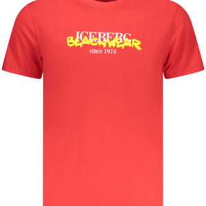 ICEBERG Herren-Kurzarmshirt, Rot