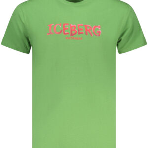 ICEBERG Herren-Kurzarm-T-Shirt Grün