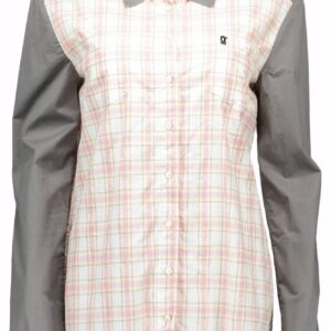 JOHN GALLIANO DAMEN-LANGARMSHIRT GRAU