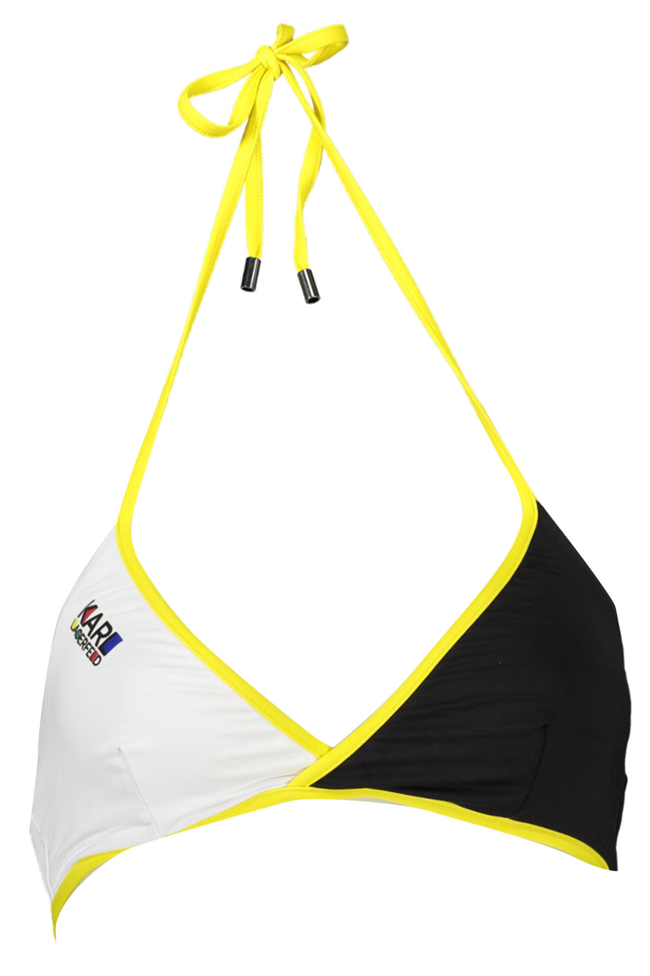 KARL LAGERFELD BEACHWEAR BADEANZUG-TOP DAMEN SCHWARZ