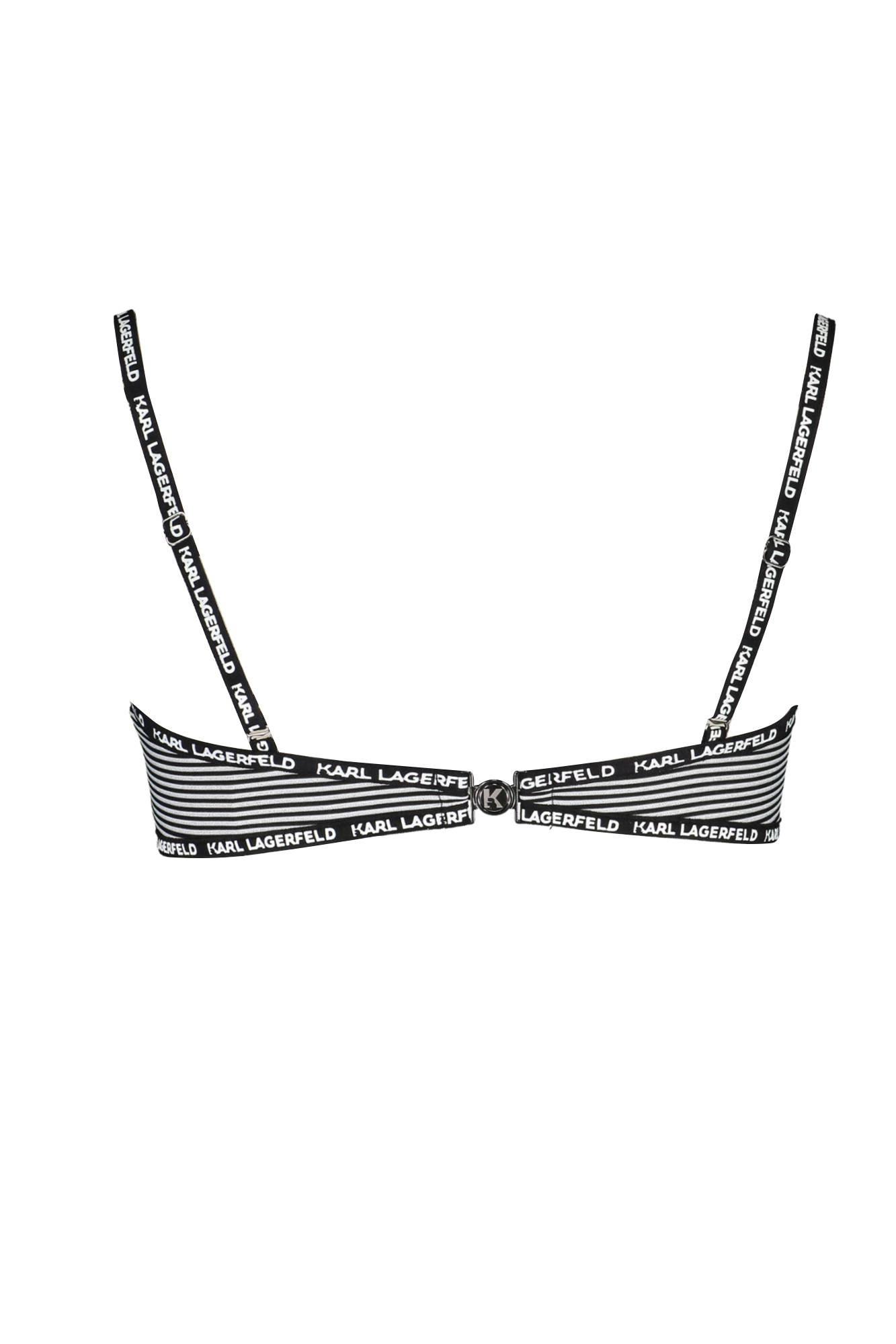 KARL LAGERFELD BEACHWEAR BADEANZUG-TOP DAMEN SCHWARZ – Bild 2