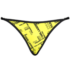 KARL LAGERFELD BEACHWEAR BADEANZUGHOSE DAMEN GELB