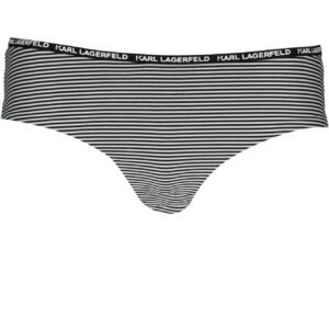 KARL LAGERFELD BEACHWEAR BADEANZUGHOSE DAMEN SCHWARZ