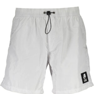 KARL LAGERFELD BEACHWEAR BADEANZUGHOSE HERREN WEISS