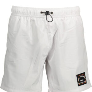 KARL LAGERFELD BEACHWEAR BADEANZUGHOSE HERREN WEISS