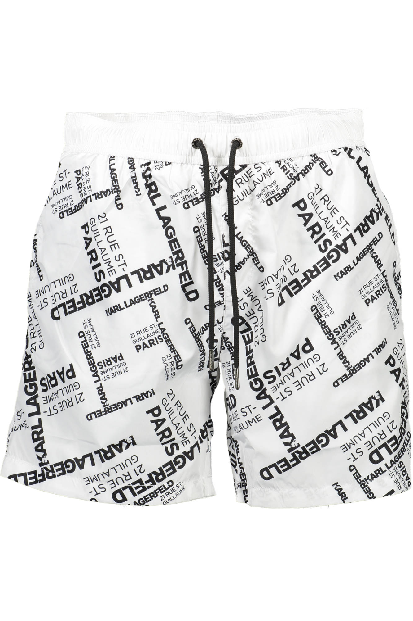 KARL LAGERFELD BEACHWEAR BADEANZUGHOSE HERREN WEISS