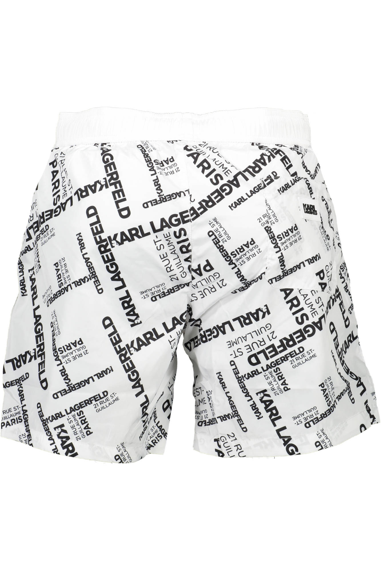 KARL LAGERFELD BEACHWEAR BADEANZUGHOSE HERREN WEISS – Bild 2