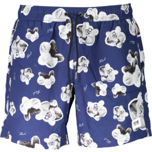KARL LAGERFELD BEACHWEAR BADEANZUGHOSE HERREN BLAU