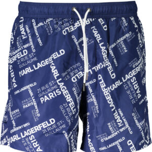 KARL LAGERFELD BEACHWEAR BADEANZUGHOSE HERREN BLAU