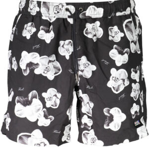 KARL LAGERFELD BEACHWEAR BADEANZUG SCHWARZ HERRENUNTERTEIL