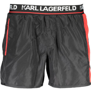 KARL LAGERFELD BEACHWEAR BADEANZUG SCHWARZ HERRENUNTERTEIL
