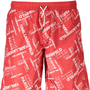 KARL LAGERFELD BEACHWEAR BADEANZUG HERREN UNTERTEIL ROT
