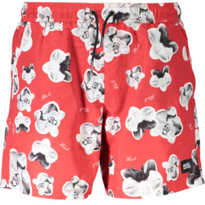 KARL LAGERFELD BEACHWEAR BADEANZUG HERREN UNTERTEIL ROT